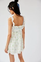 For Love & Lemons Sage Mini Dress