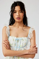 For Love & Lemons Sage Mini Dress