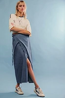 Closed Denim Wrap Skirt