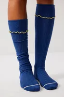 Ruffled Edge Knee High Socks