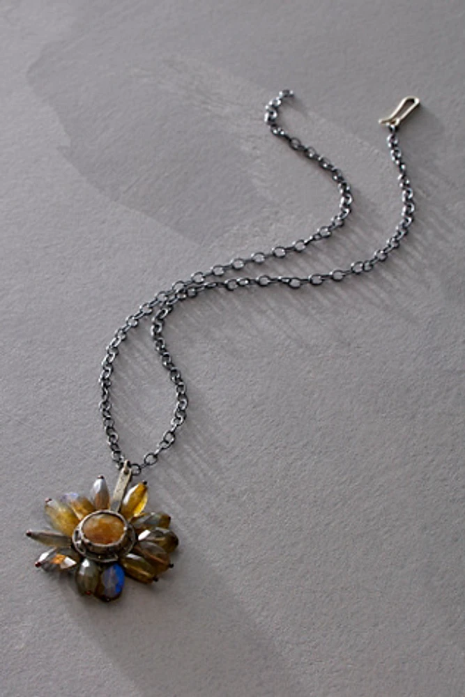 Eric Silva Labradorite Flower Necklace