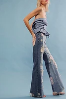 We the Free Love Story Mid-Rise Flare Jeans