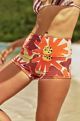 Zulu & Zephyr Wildflowers Boyshort Bikini Bottoms