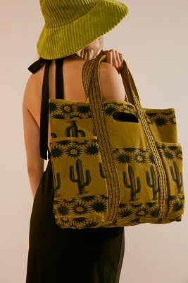 Printed Caravan Tote