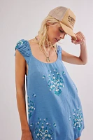 Wildflower Embroidered Mini Dress