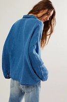 CP Shades Lissa Indigo Linen Pullover