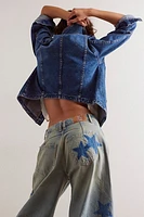 We The Free Good Luck Shadow Patch Jeans