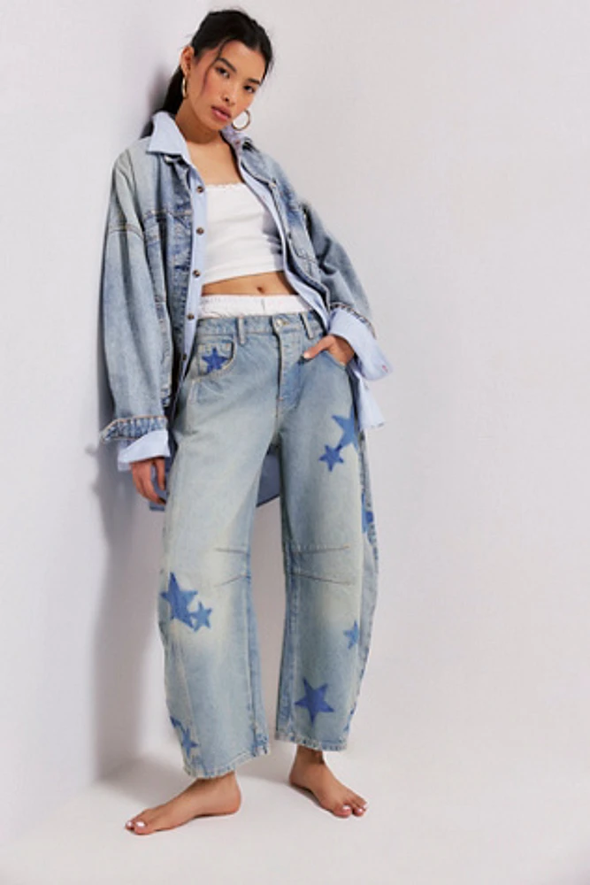 We The Free Good Luck Shadow Patch Jeans