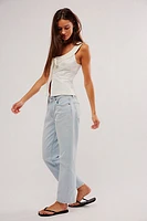 RE/DONE Easy Straight Crop Jeans