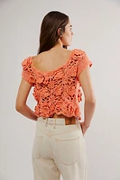 Tach Nogal Crochet Top