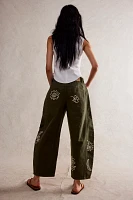 We The Free Good Luck Soutache Barrel Jeans