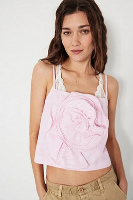 Nigel Preston Rosette Striped Tank