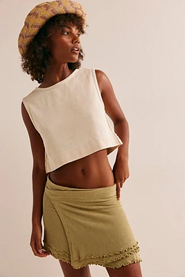 Rhodes Linen Sweater Skirt