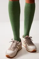 Recycled Cotton Green Compression Socks