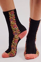 Garden Brunch Crew Socks