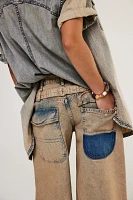 We The Free Waterfalls Baggy Wide-Leg Jeans