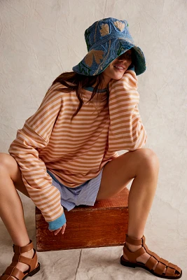 Vintage Kantha Bucket Hat