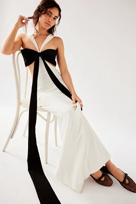 Sans Faff Elizabeth Bowed Evening Gown