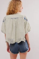 Corinna Denim Top