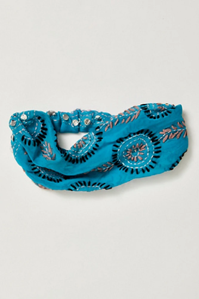 Culture Shop Embroidered Hair Scarf