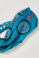 Culture Shop Embroidered Hair Scarf