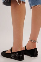 Jeffrey Campbell x FP Understated Leather Stars Align Ballet Flats