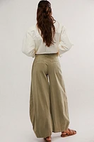 Tegan Washed Barrel Trousers