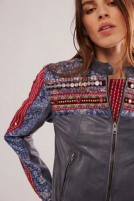 We The Free Bowie Leather Moto Jacket