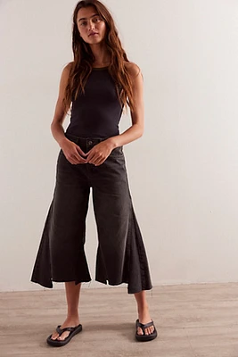 We The Free Ripple Wide-Leg Crop Jeans