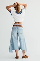 We The Free Ripple Wide-Leg Crop Jeans