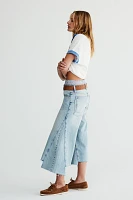 We The Free Ripple Wide-Leg Crop Jeans