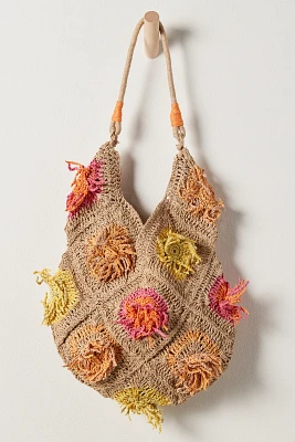 Fez Raffia Tote Bag