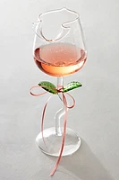 Rose Glass Goblet