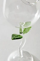Rose Glass Goblet