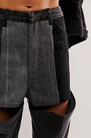 KSENIASCHNAIDER Reworked Patchwork Wader Shorts