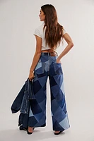 KSENIASCHNAIDER Wide Patchwork Jeans