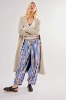 To The Sky Striped Parachute Pants