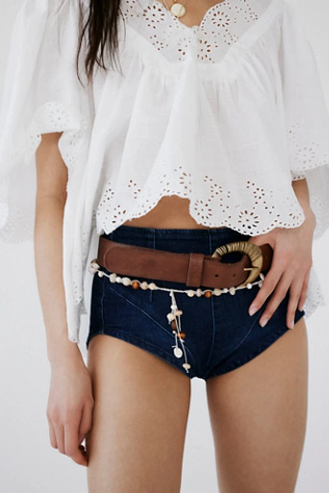 We The Free Keep It Brief Denim Micro Shorts