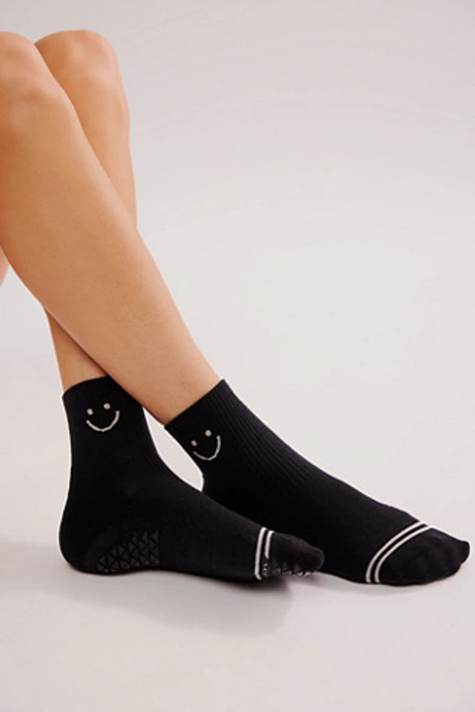 Happy Ankle Runner Grip Socks