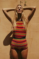 free-est Stripe Heidi Surf One Piece