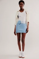 Kicky Leather Skirt