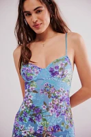 Lavender Bouquet Underwire Slip