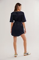 Shona Joy Rita Patch Pocket Mini Dress