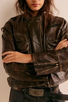 We The Free Adrienne Leather Jacket