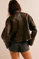 We The Free Adrienne Leather Jacket