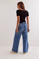 CRVY Outlaw Wide-Leg Jeans