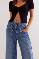 CRVY Outlaw Wide-Leg Jeans