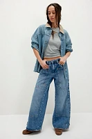CRVY Outlaw Wide-Leg Jeans