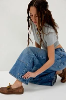 CRVY Outlaw Wide-Leg Jeans