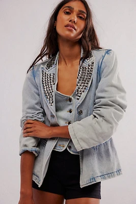 OneTeaspoon Diamond Studded Blazer